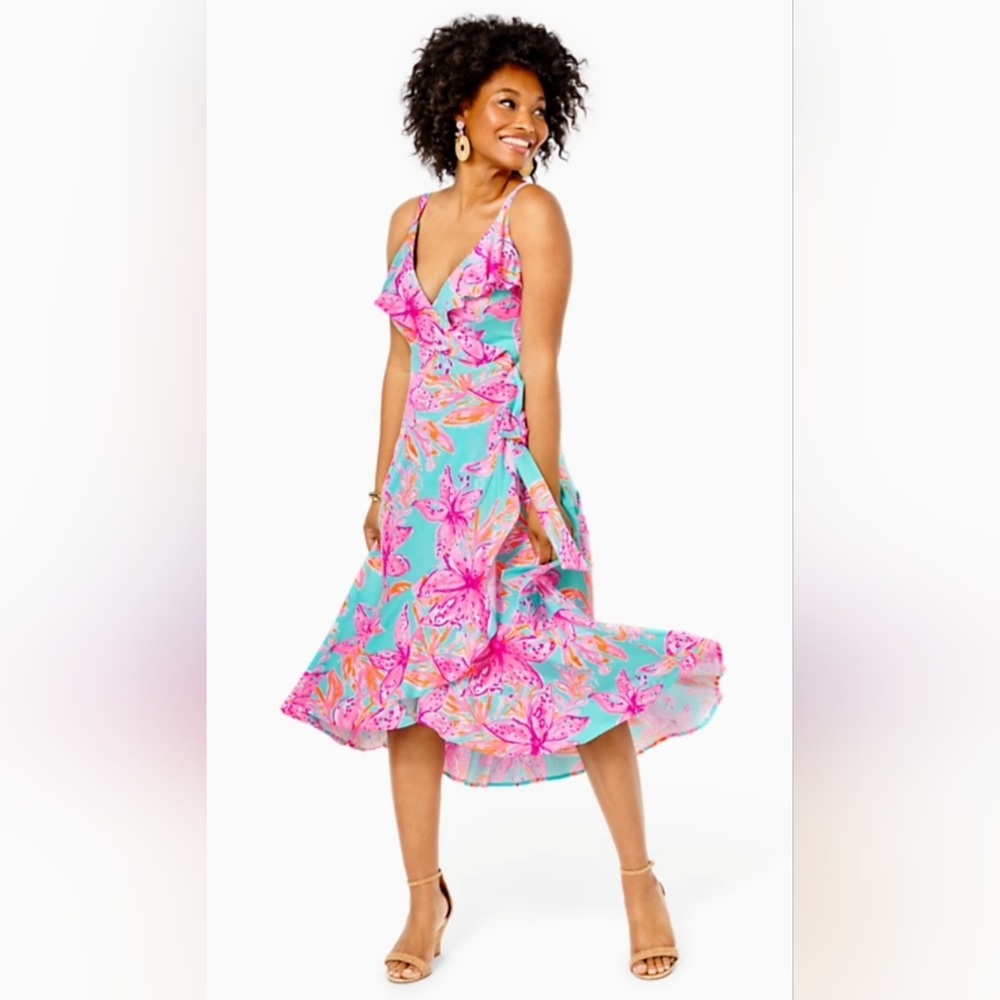 Lilly Pulitzer Fontaine Wrap Dress